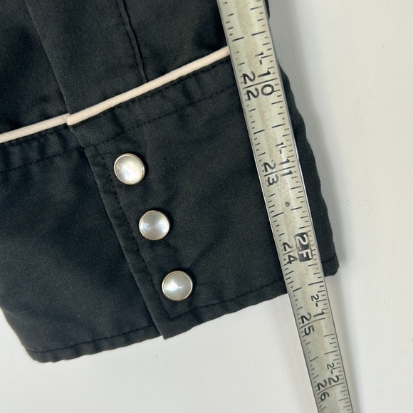 Vintage 70s 80s Jean Rive Western Wear Embroidered Long Sleeve Shirt - Picture 10 of 11